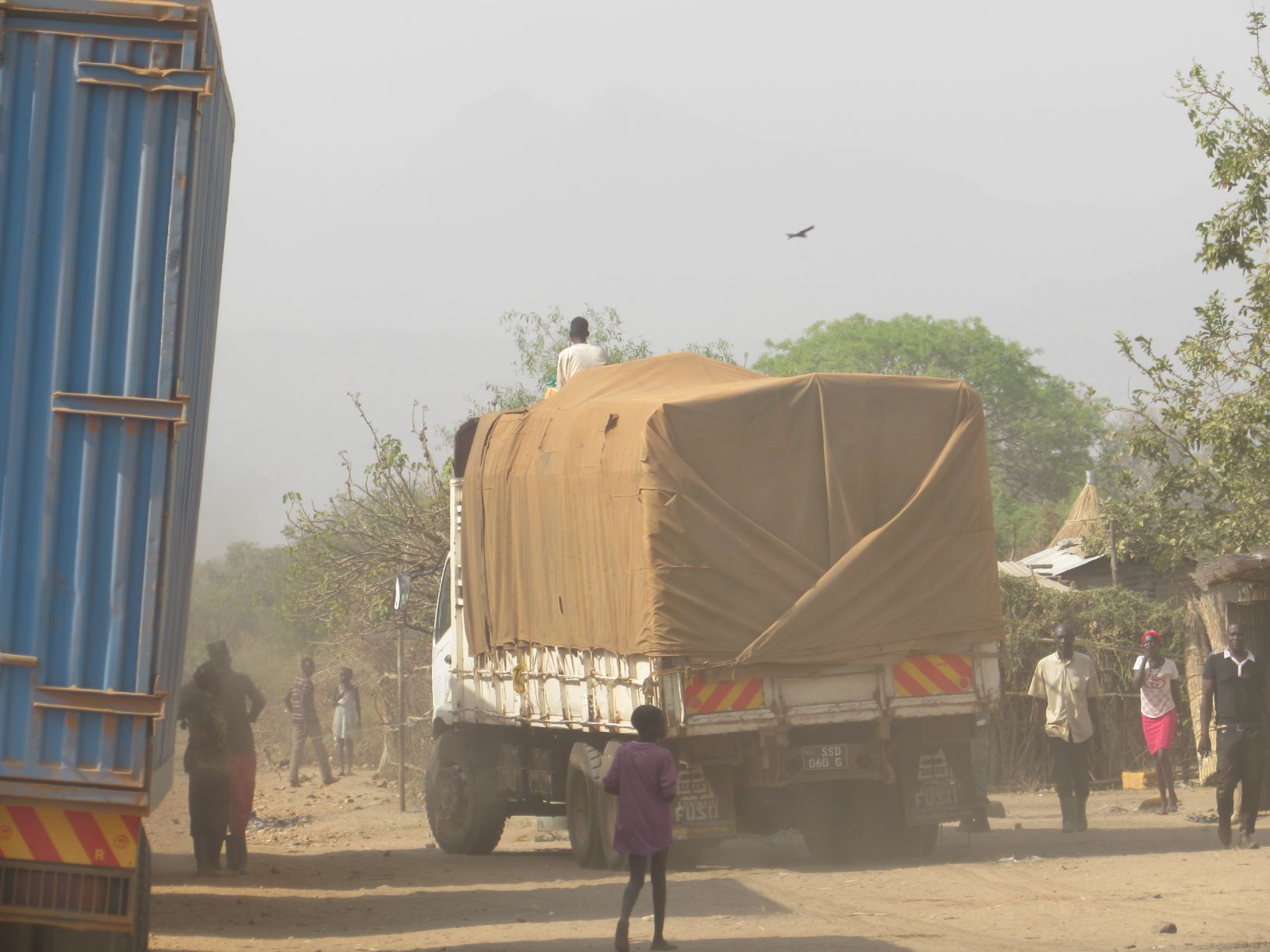 W Sudanie Południowym z punktu widzenia kierowcy zawodowego