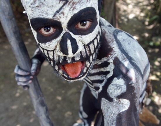 Asaro i Ludzie Szkielety Papua Nowa Gwinea 2023