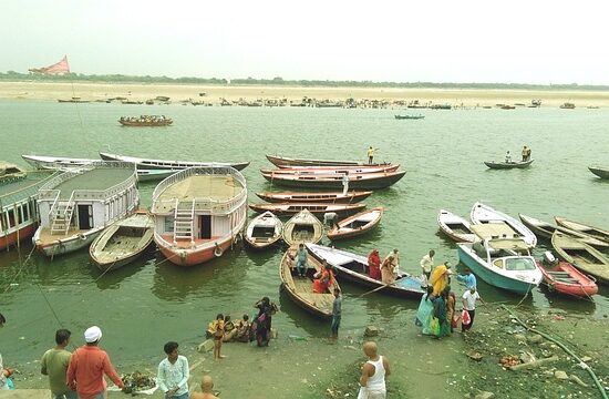 Waranasi Ganges w Indiach