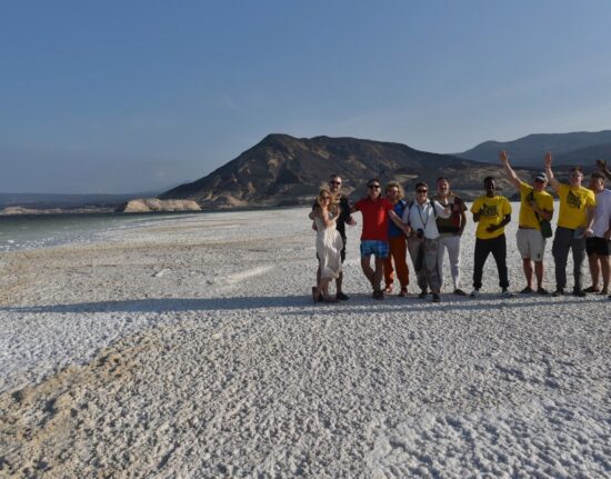 Jezioro Assal Dżibuti Somaliland 2024